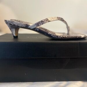 Abercrombie & Fitch Snakeskin Pattern Sandals